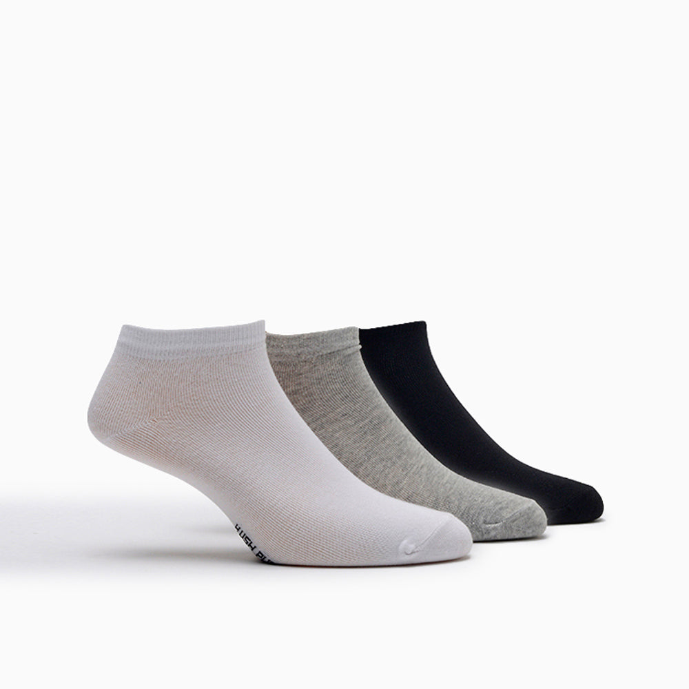 Medias Hush Puppies 3505 - Tripack Canoa Liso
