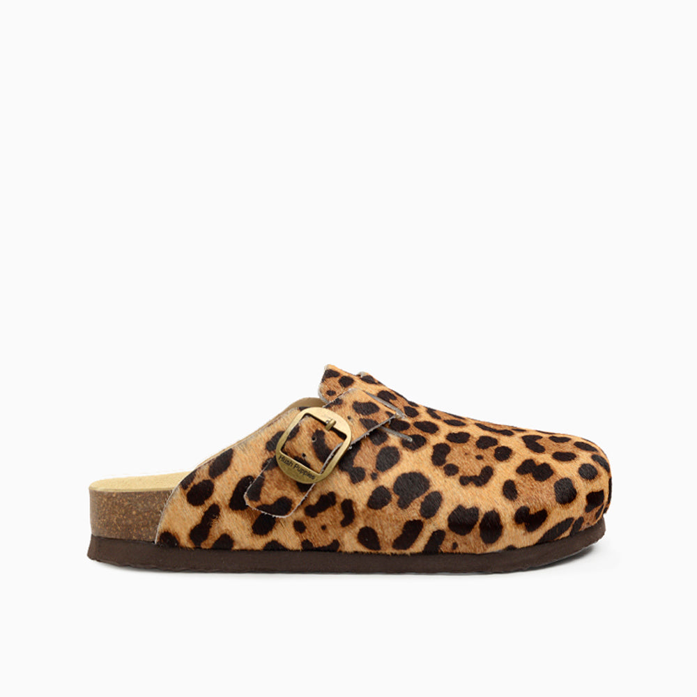 Zuecos Hush Puppies Bora Leopardo
