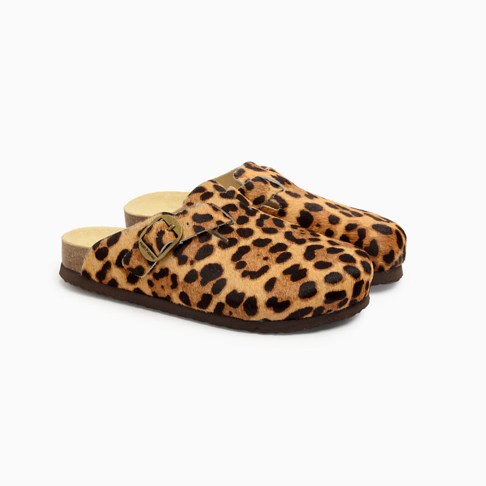 Zuecos Hush Puppies Bora Leopardo