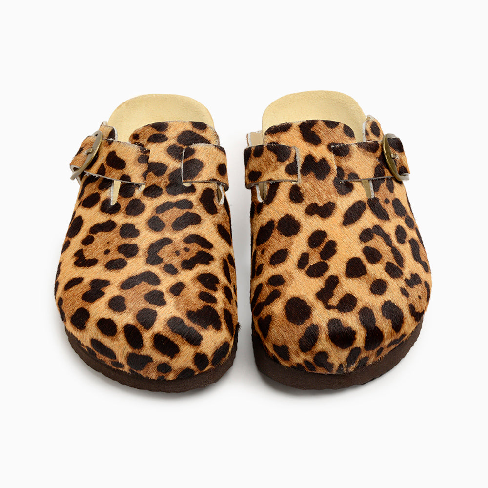 Zuecos Hush Puppies Bora Leopardo